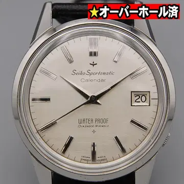 [ OH 완료 ] 세이코 스포츠매틱 캘린더 자동 권 시계 앤티크