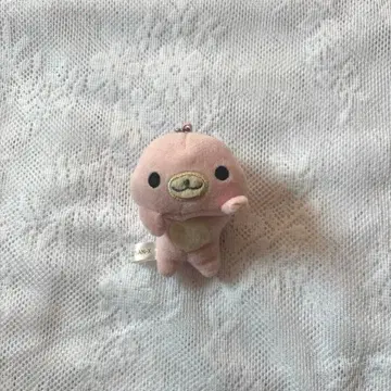 헤이세이 레트로 마메고마 클립 사쿠라 고마 체인 스트랩 마스코트