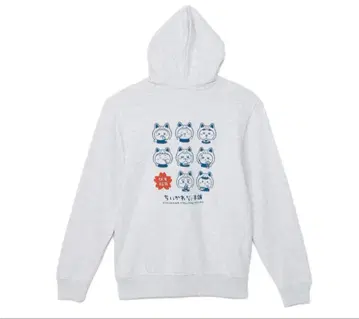 덤 포함 치이카와 모구모구 본포 후드티