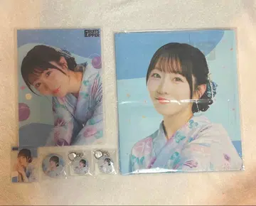 FRUITS ZIPPER 유카타 스키복권 마나카 마나 마나피 6점 세트