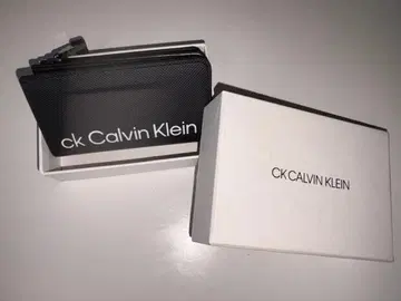 CK CALVIN KLEIN 천연 가죽 키케이스 블랙