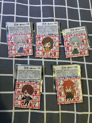 오늘부터 신령님 레트로 팬시 스퀘어 캔뱃지 컬렉션 세트