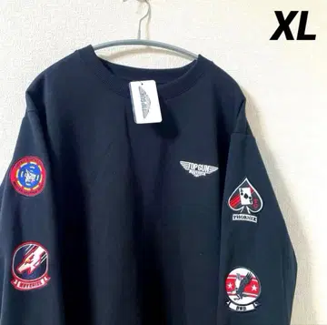 TOP GUN MAVERICK 탑건 트레이닝복 속기모 LL 블랙