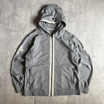 [00s vintage] 풀 집업 후드티 크로스 십자가 ideal y2k