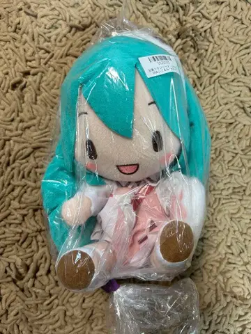 미개봉 새상품 하츠네 미쿠 후와푸치 M 봉제 인형 외출 시리즈 테마파크