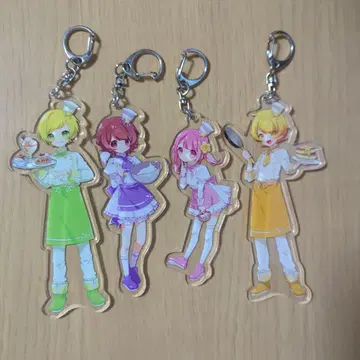 6시의 간식 아크릴 키링 (코크) 4종 세트