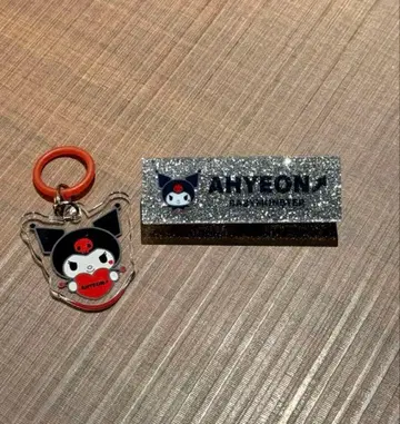 babymonster 쿠로미 KUROMI 명찰 아현 베이비몬