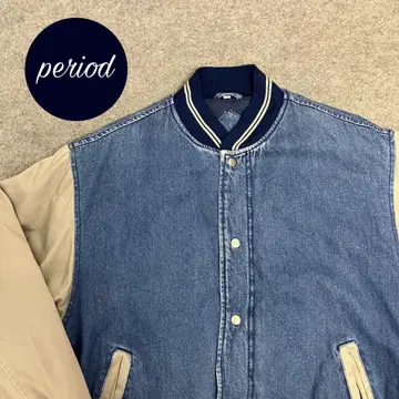 P3038 캘리포니아 아우터웨어 데님 바시티 자켓