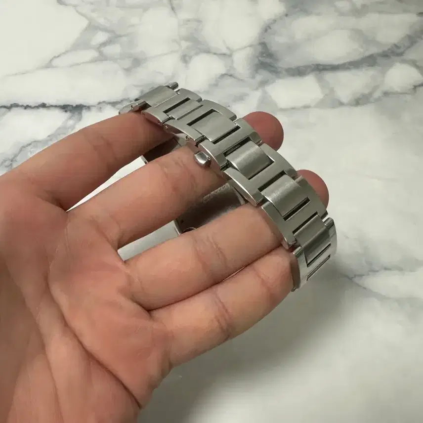 까르띠에 발롱블루 42MM 오토매틱 스틸 시계 사진 4