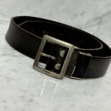 USA제 vintage LEVI'S 리바이스 벨트 천연 가죽 블랙 검정