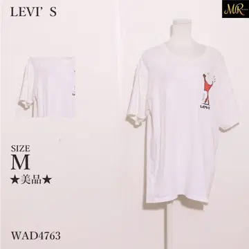 LEVI'S 상의 T셔츠 반팔 프린트 빈티지 핏 면100