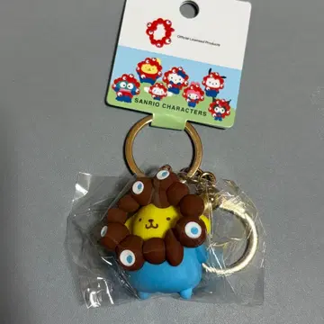 산리오 미야쿠미야쿠 입체 마스코트 키링 파스텔 폼폼푸딩