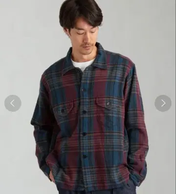 SOUTH2 WEST8 플란넬 셔츠 체크