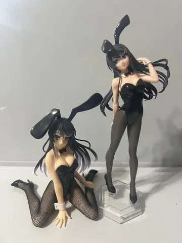 청춘 돼지 시리즈 사쿠라지마 마이 피규어 2체 묶음 판매