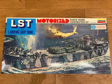 레어 린드버그 1/245 미국 해군 LST 전차 상륙함 모터라이즈