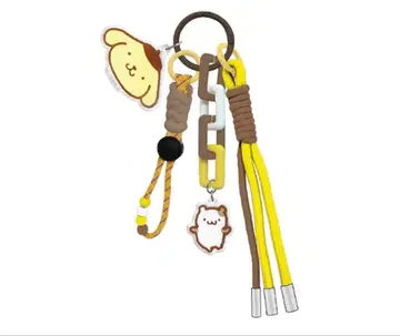 산리오 스트랩 참 폼폼푸딩 키링