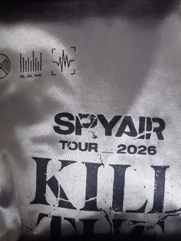 SPYAIR 최신 메탈릭 롱티 KILL THE NOISE