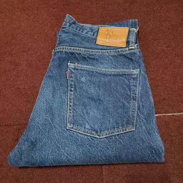 캡틴선샤인 w32 가죽 패치 숨김 리벳 지퍼 플라이