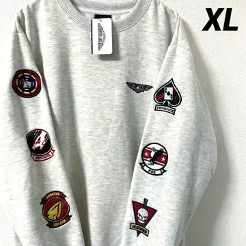 탑건 매버릭 탑건 트레이닝복 속기모 오트밀