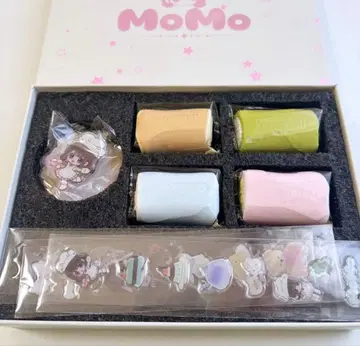 [미사용] momo 호코리 스퀴즈 미니 롤케이크 BOX 세트