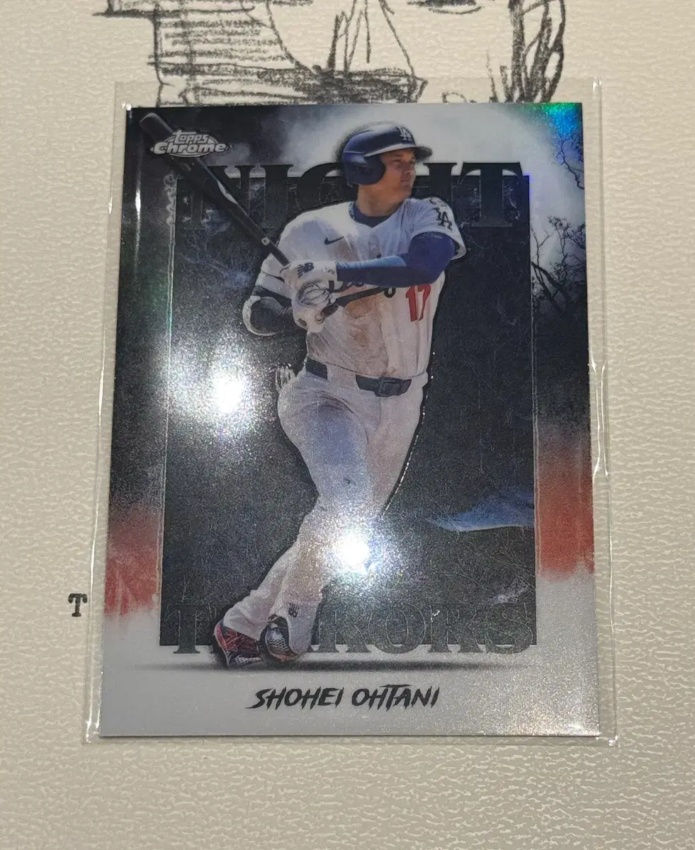 Topps Chrome 오타니 쇼헤이 야구 카드