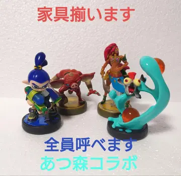모동숲 콜라보 amiibo 전원 소환! 스프라툰 & 젤다의 전설