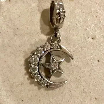 로리 로드킨 하프문 크레센트 문 목걸이 참