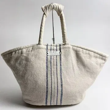 올드맨즈테일러 마르쉐백 스트라이프 캔버스 L