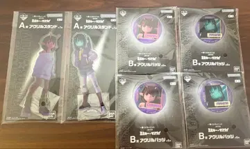 밀키 서브웨이 제일복권 치하루 마히나 세트 아크릴 스탠드 배지