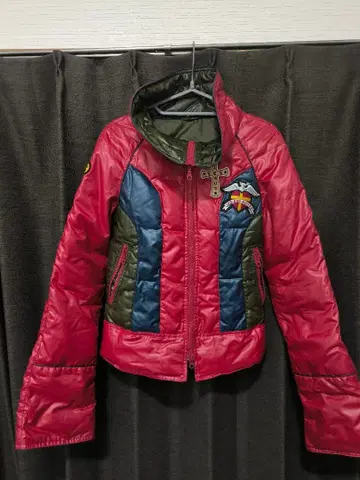 LED RECHWE 아나키 자켓 레드 리 츄에 y2k 00s