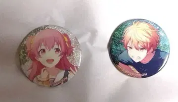 모모이 아이리 텐마 츠카사 캔 배지 2개 세트