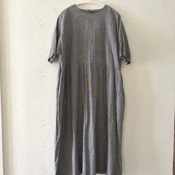 늑대와 올빼미 반팔 원피스 그레이