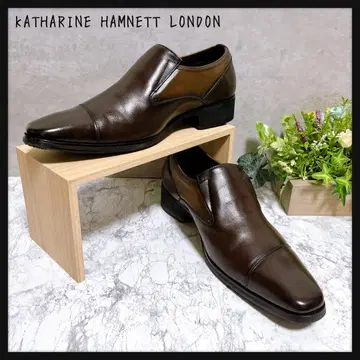극미품 [캐서린 햄넷 런던] 드레스 슈즈 가죽 신발 몽크 24.5cm
