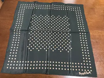 마가렛호웰 미니 스카프 도트 무늬 그린