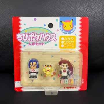 포켓몬스터 치비포켓하우스 인형 로켓단 로사 나옹 로이