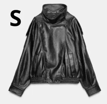 ZARA 같은 형태 페이크 가죽 자켓