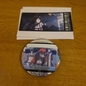 초 카구야 공주! 코마자와 노이 홀로그램 스티커 블랙 오닉스 캔뱃지