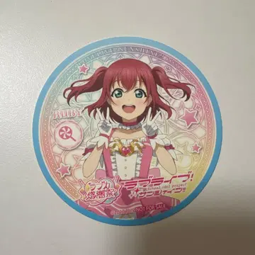 러브 라이브 러브카 감사제 주방 카 코스터 선샤인 쿠로사와 루비