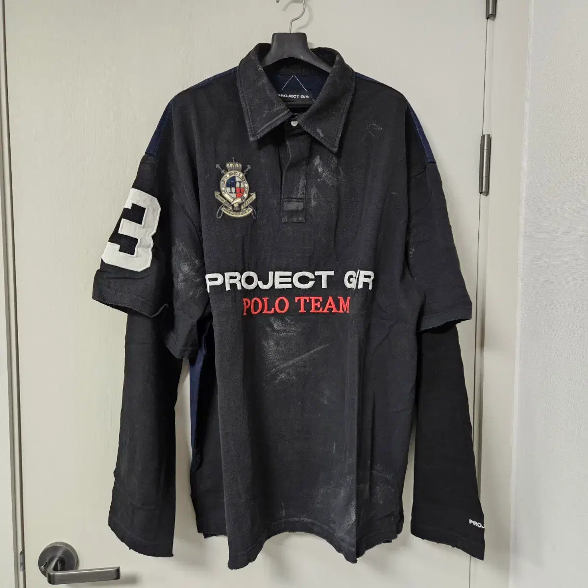 トップス Project G/R Bullied POLO Shirts Navy 2) Project GR Polo Shirt Navy | Bunjang Global