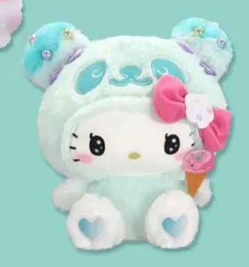몽환룩 민트 컬러 BIG 봉제 인형 팬더 헬로키티