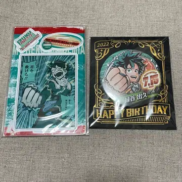 히로아카 생일 캔뱃지 생일 디오라마 미도리야 이즈쿠