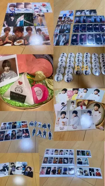 우에다 케이스케 묶음 판매 친필 사인 폴라로이드 복수 있음