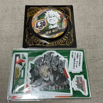 히로아카 생일 캔뱃지 생일 디오라마 바쿠고 카츠키