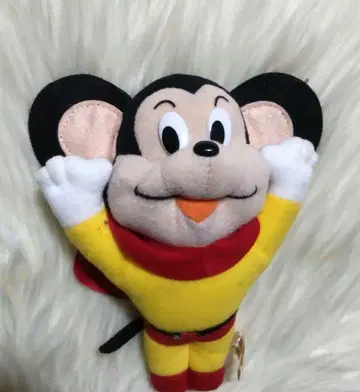 마이티 마우스 봉제 인형 쇼와 레트로 빈티지