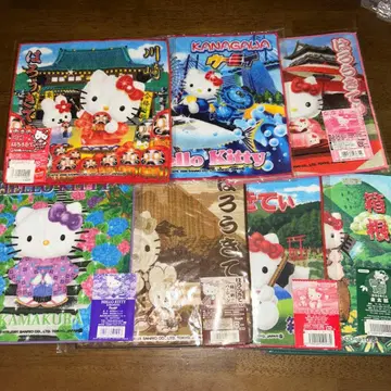 HELLO KITTY 손수건 8장 세트 (가나가와)