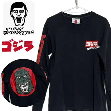 펑크 드렁커스 고질라 롱T셔츠