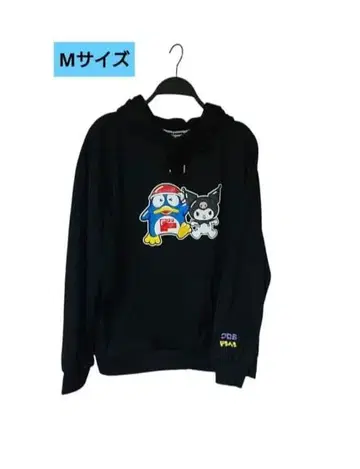 [ 새상품 ] 쿠로미 & 돈펜 콜라보 후드티 M 사이즈 블랙
