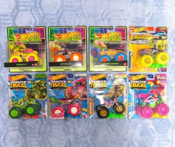 Hot Wheels 몬스터 트럭 컬러풀 8대 세트