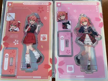 스시로 사쿠라 미코 콜라보 아크릴 스탠드