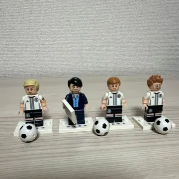 LEGO 독일 축구 선수 피규어 4개 세트